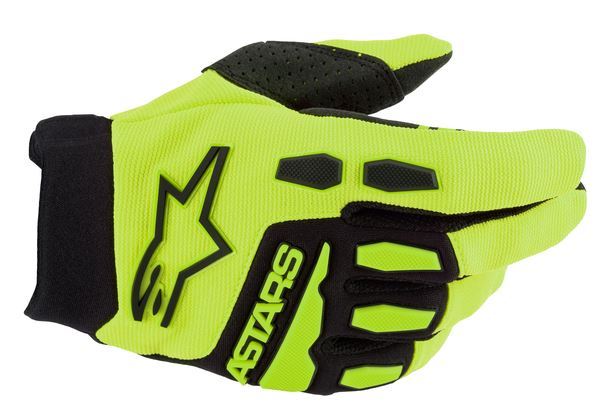 Alpinestars 2025 Full Bore Youth Motocross Gloves Yellow Black